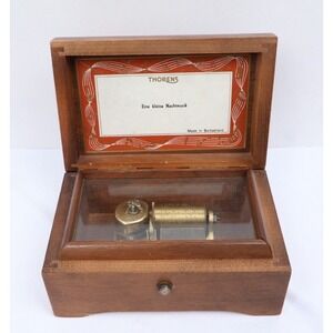 VTG Thorens Swiss Music Box "A Little Serenade" By MOZART Written in German READ